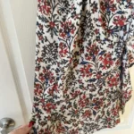 Thumbnail for Isabel Marrant size 40 white floral silk dress