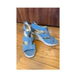 Thumbnail for Michael Kors wedge sandals in denim espadrilles size 9