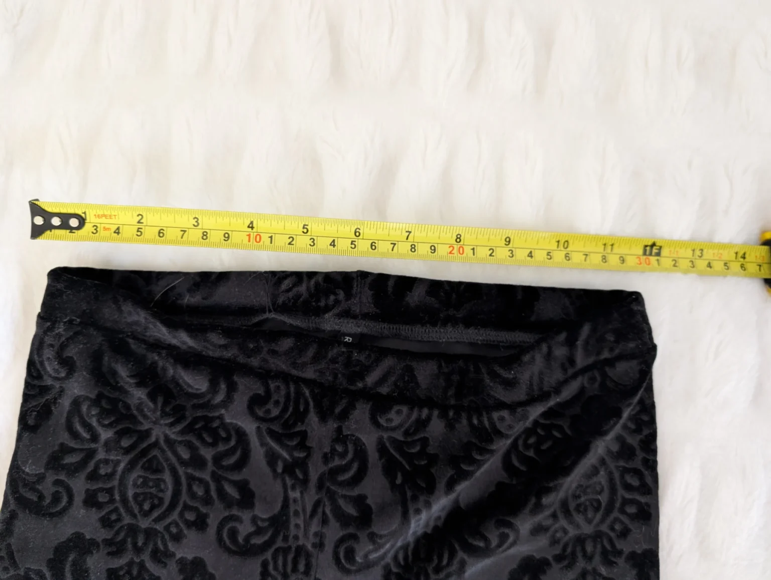 Image for Legging texturé velours