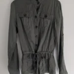 Thumbnail for Khaki linen blouse