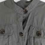 Thumbnail for Khaki linen blouse