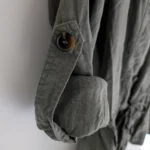 Thumbnail for Khaki linen blouse