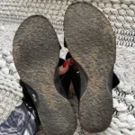 Thumbnail for Rag and Bone leather and suede sandals size 40 black