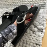 Thumbnail for Rag and Bone leather and suede sandals size 40 black