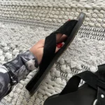 Thumbnail for Rag and Bone leather and suede sandals size 40 black