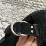 Thumbnail for Rag and Bone leather and suede sandals size 40 black