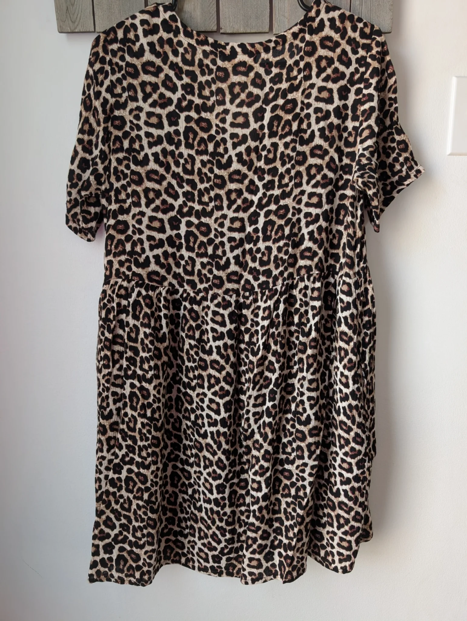 Image for Robe kaffe motif léopard