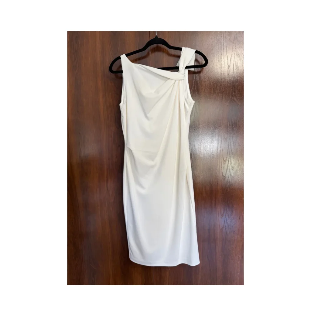 Image for Le Château ivory cocktail dress -elegant wedding/guest size M