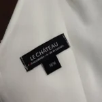 Thumbnail for Le Château ivory cocktail dress -elegant wedding/guest size M