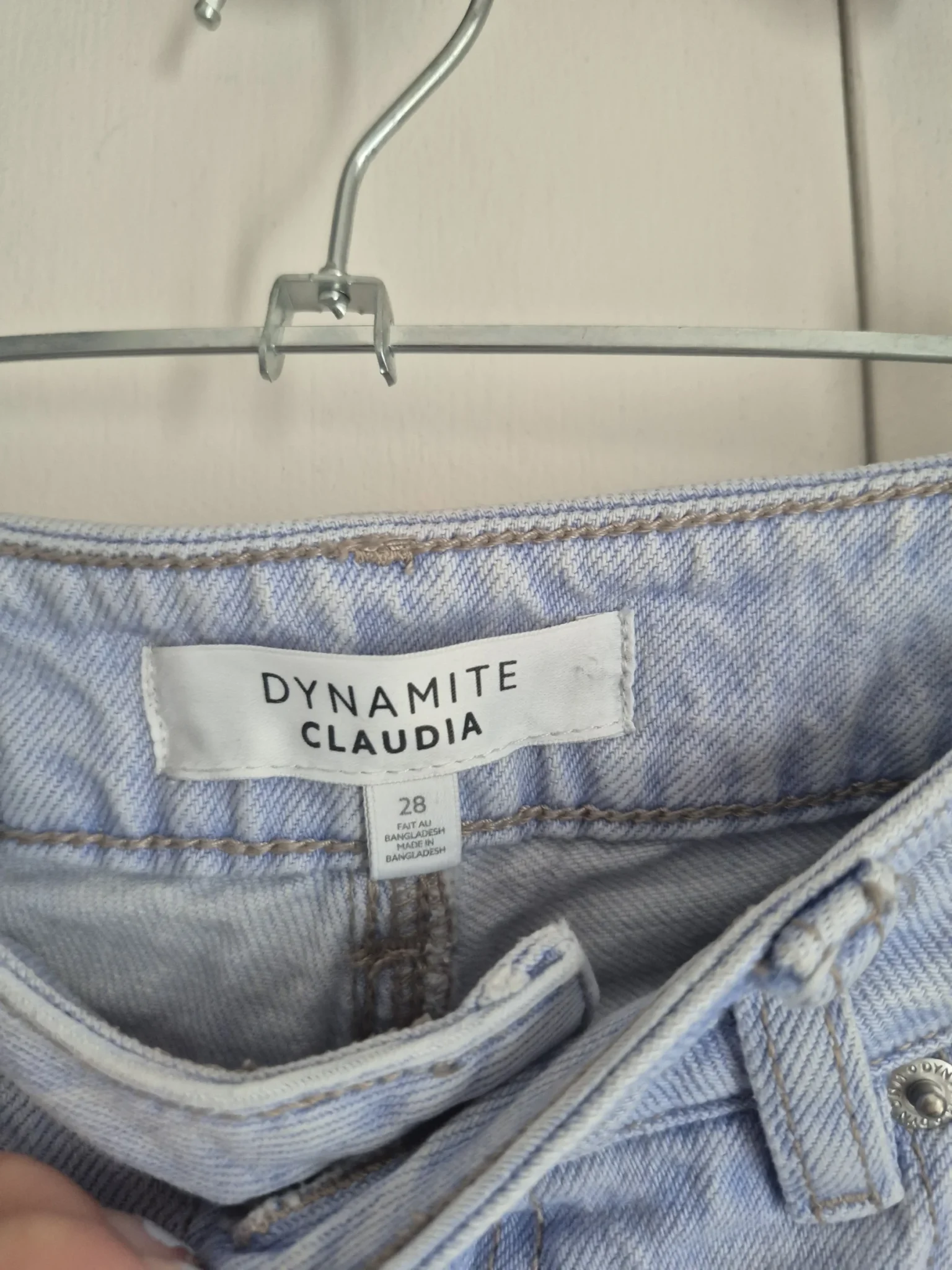 Image for Jeans Dynamite Claudia taille haute grandeur 28