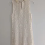 Thumbnail for Lace dress with jewelled collar