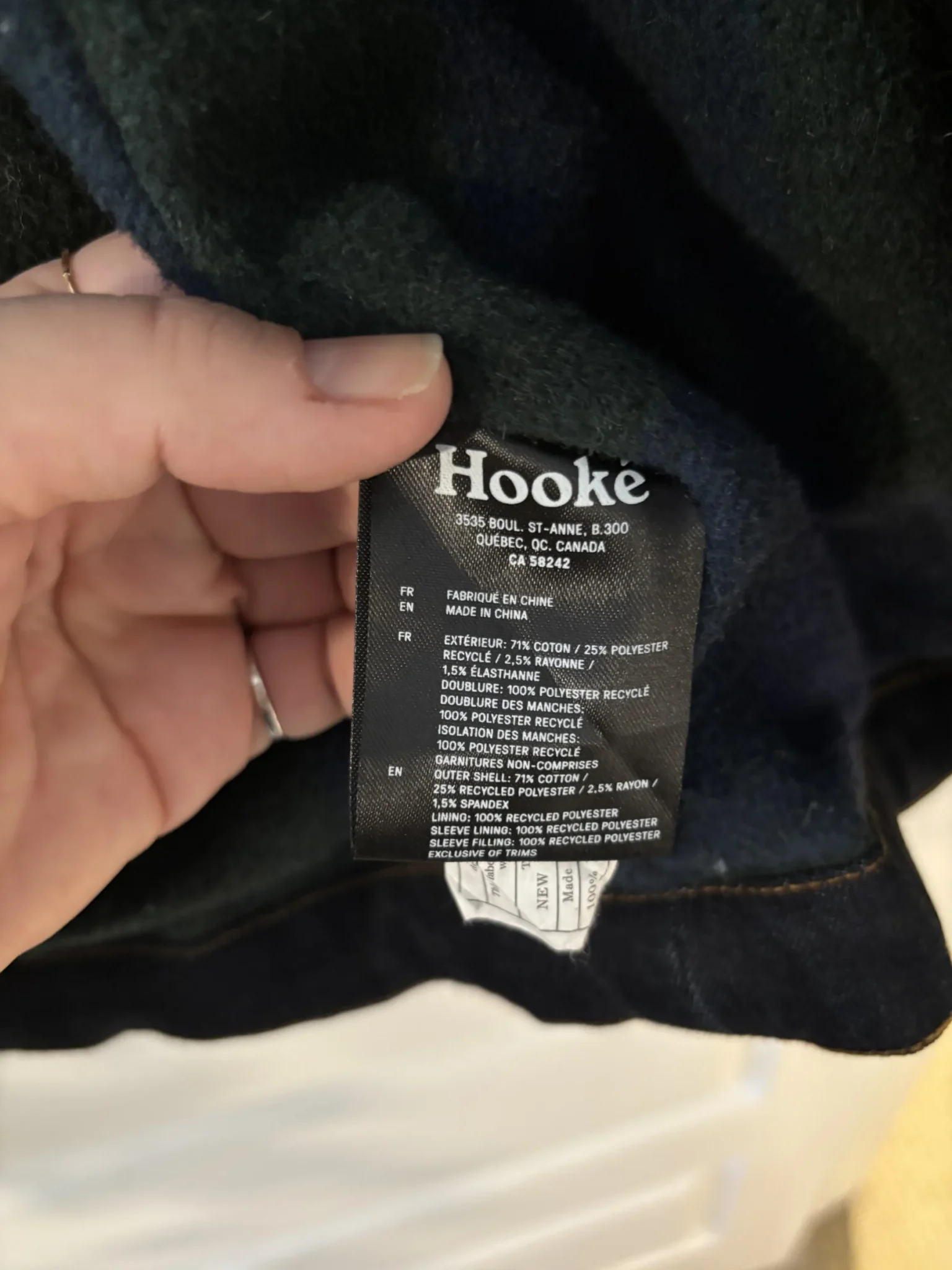 Image for Hooké jacket