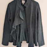 Thumbnail for Peplum jacket 100% Merino