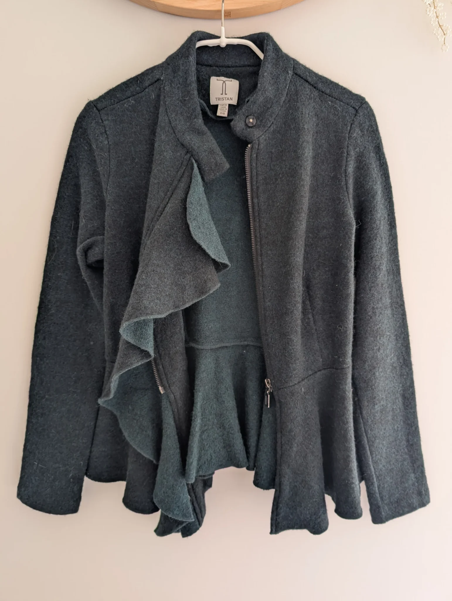 Image for Peplum jacket 100% Merino