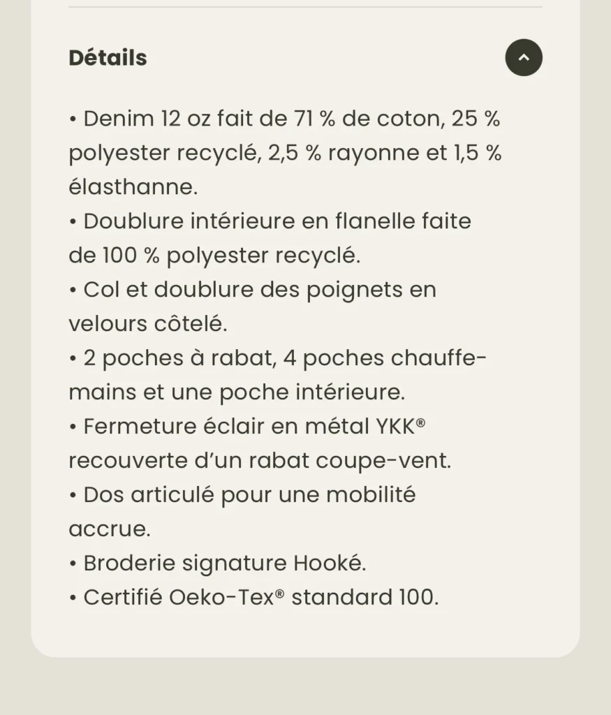 Image for Hooké jacket