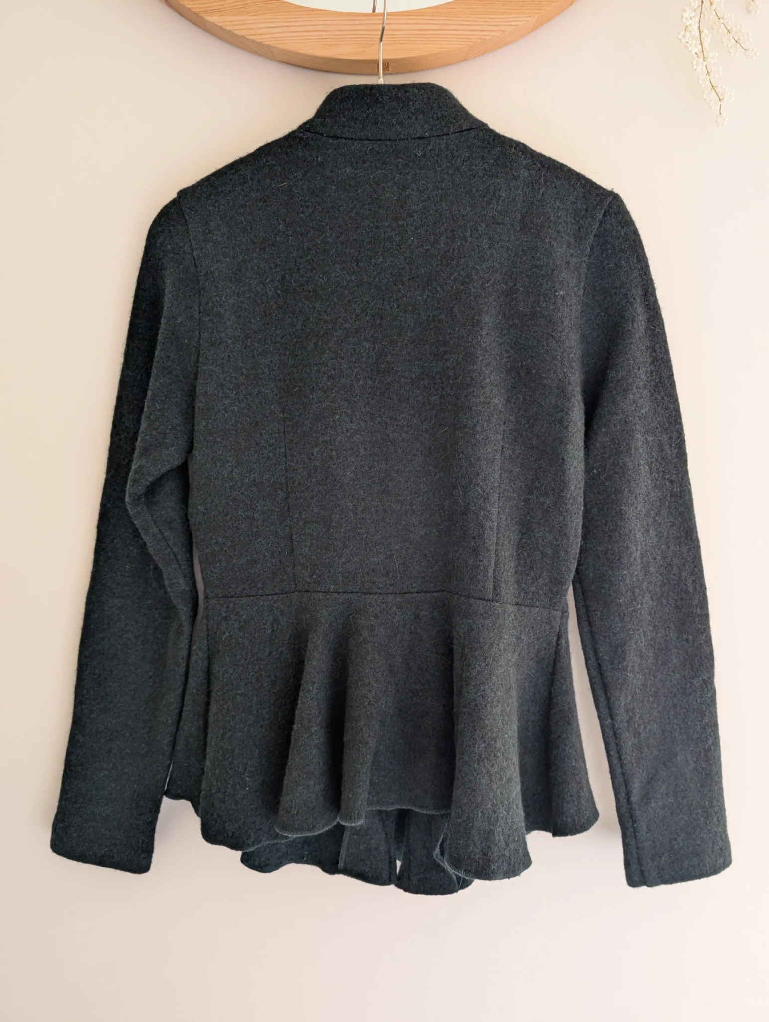 Image for Peplum jacket 100% Merino