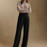 Featured thumbnail for Sézane trousers model Loulou size 40 black