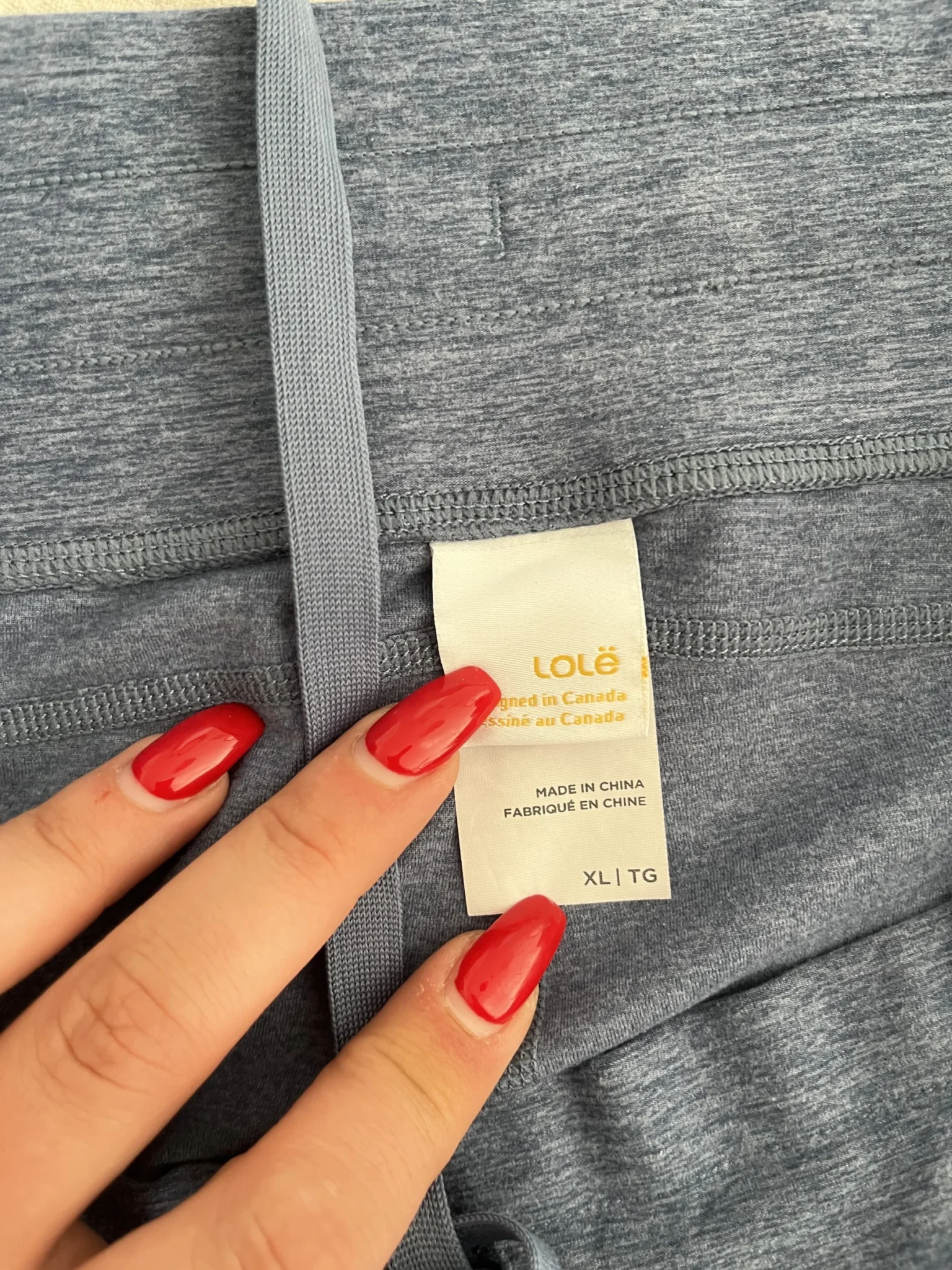 Image for Lolë jogging trousers size XL light blue