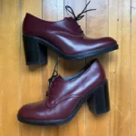 Featured thumbnail for Chaussures à talon bourgogne 7.5