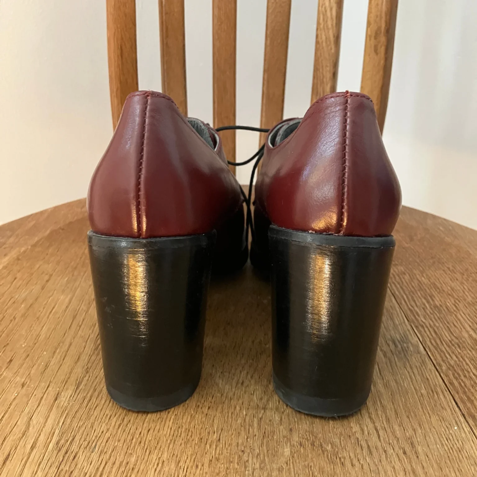 Image for Chaussures à talon bourgogne 7.5