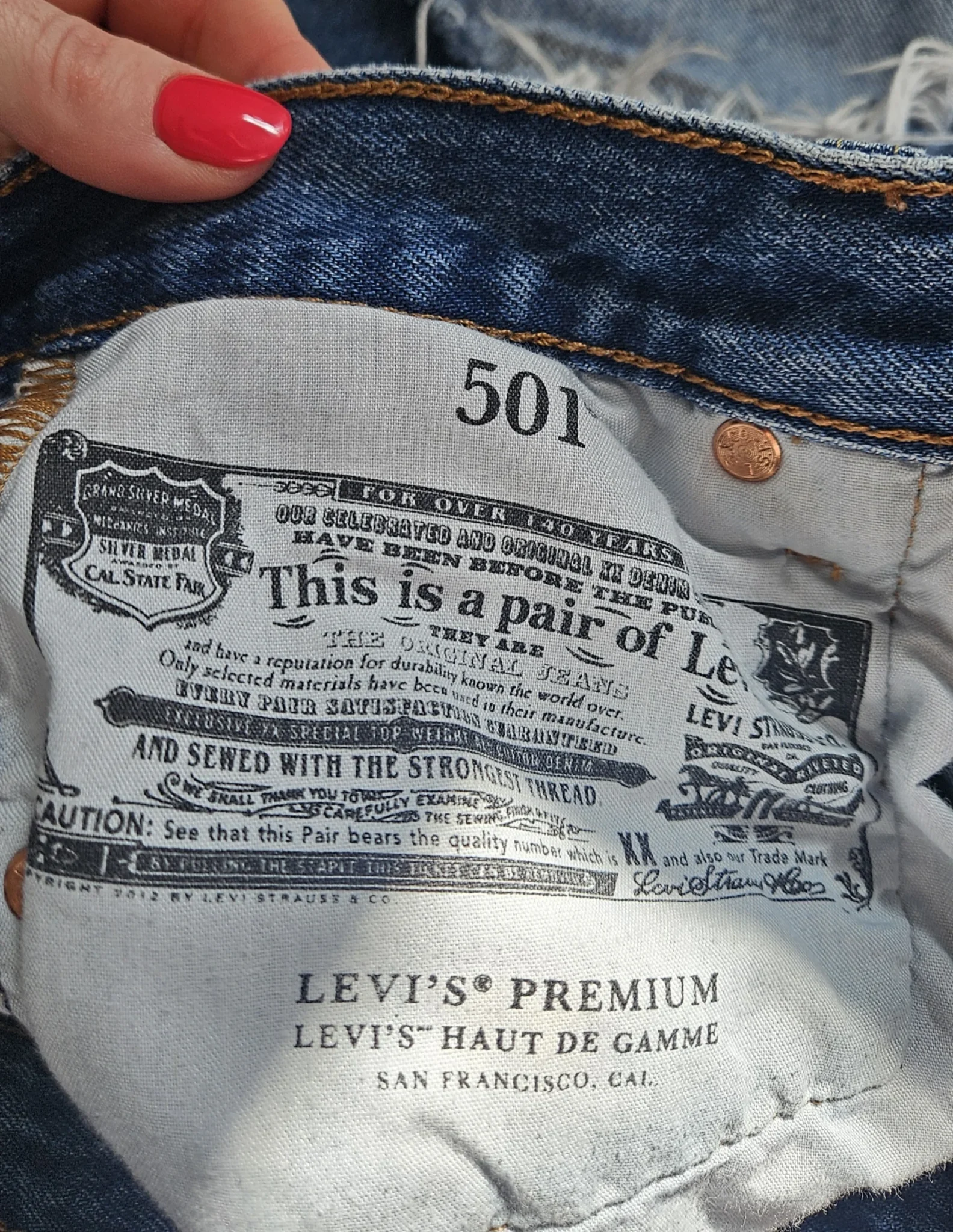 Image for 🌷Shorts 501 - Levi's
