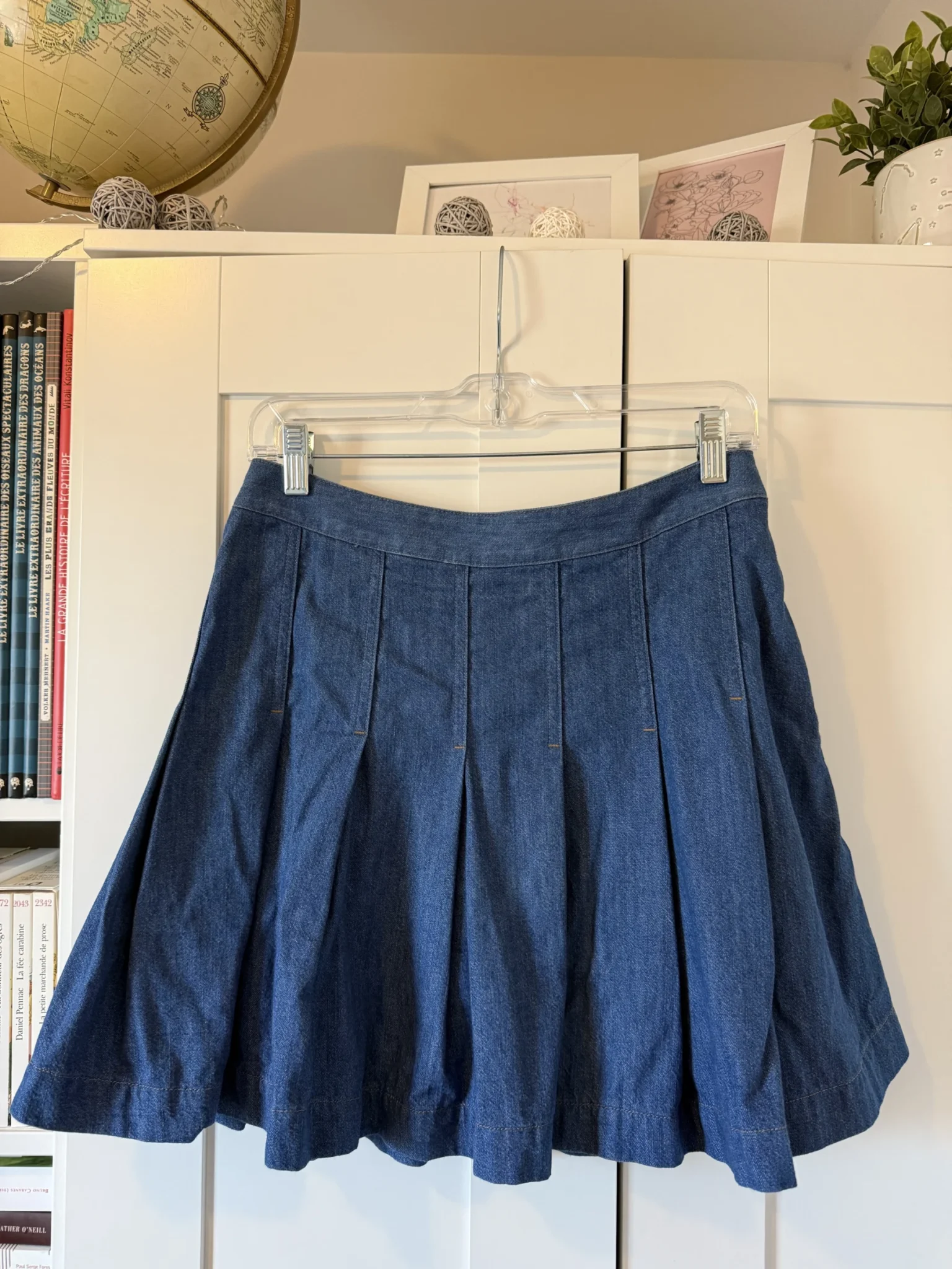 Featured image for Babaton jeans skirt