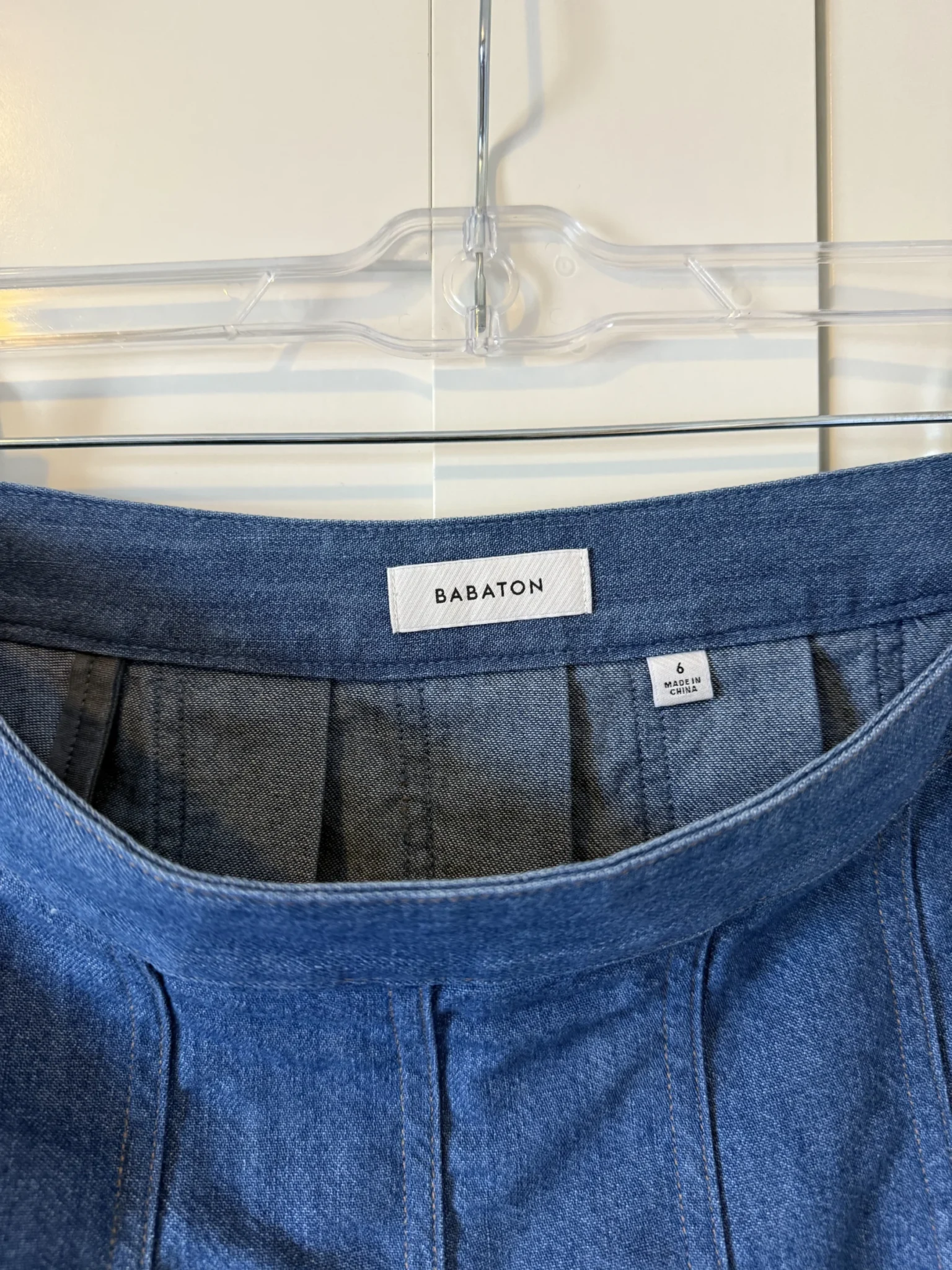 Image for Babaton jeans skirt