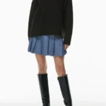 Thumbnail for Babaton jeans skirt