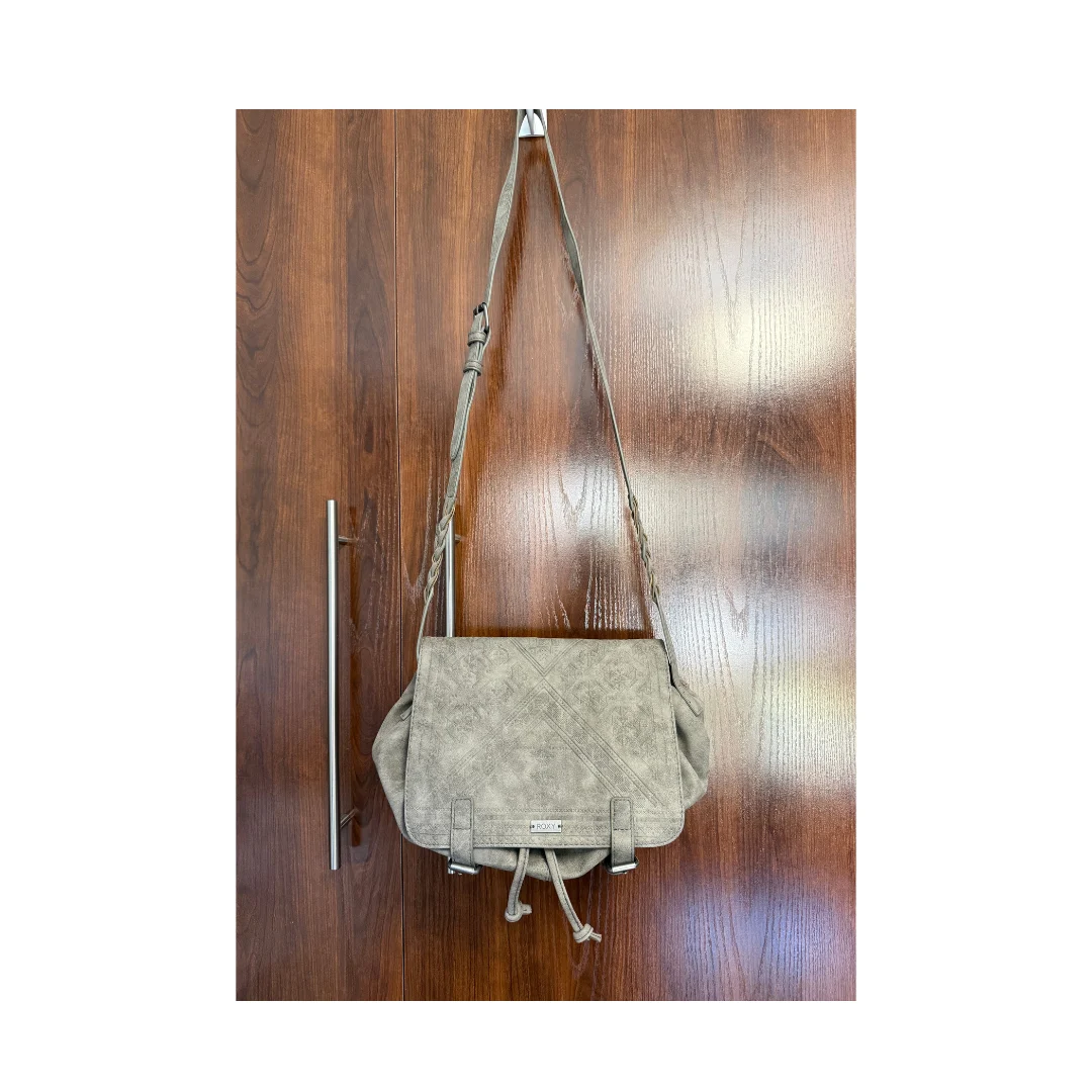 Sac bandoulière Roxy gris style bohème – sac à main léger et pratique Roxy seconde main