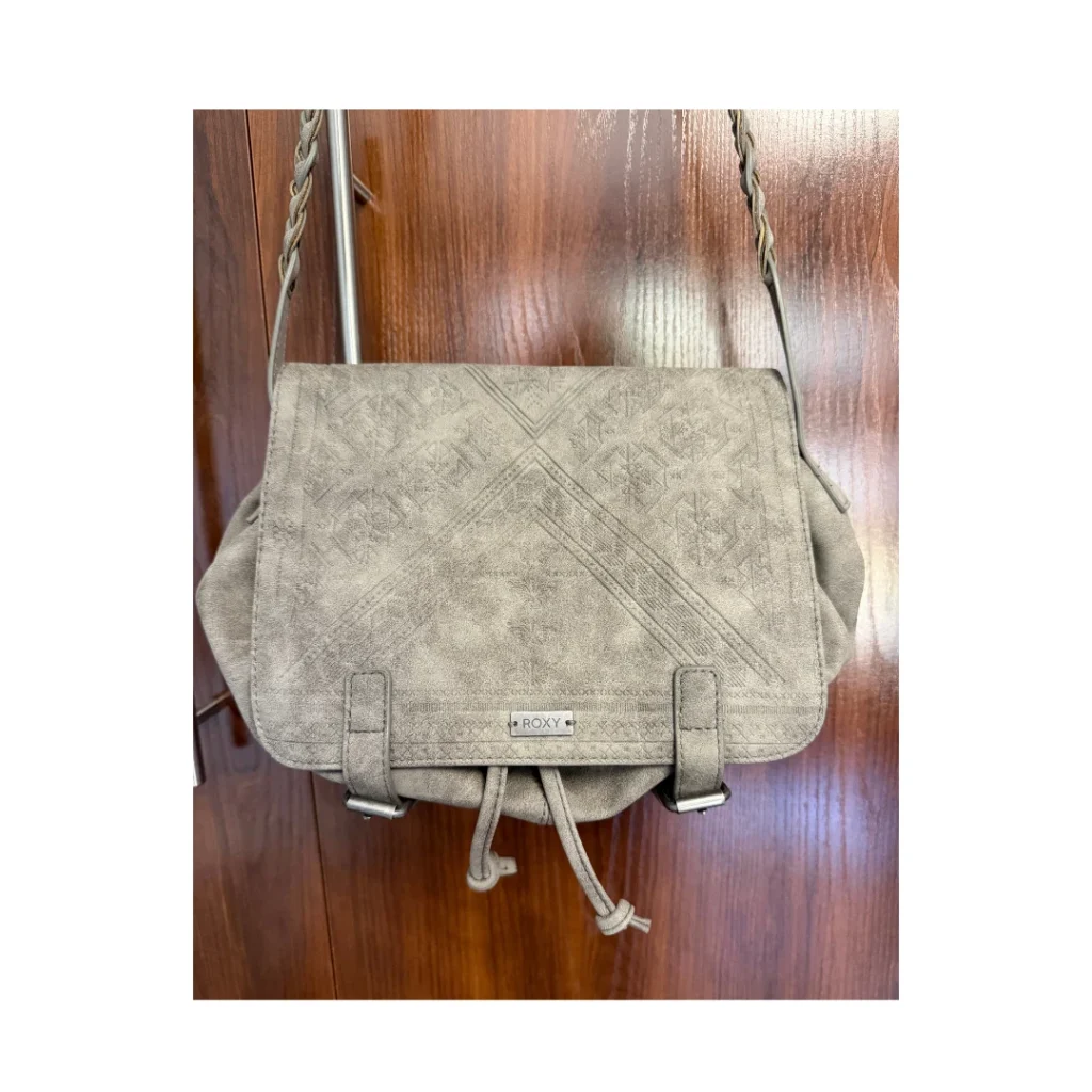 Image for Roxy grey bohemian style shoulder bag - light and practical handbag