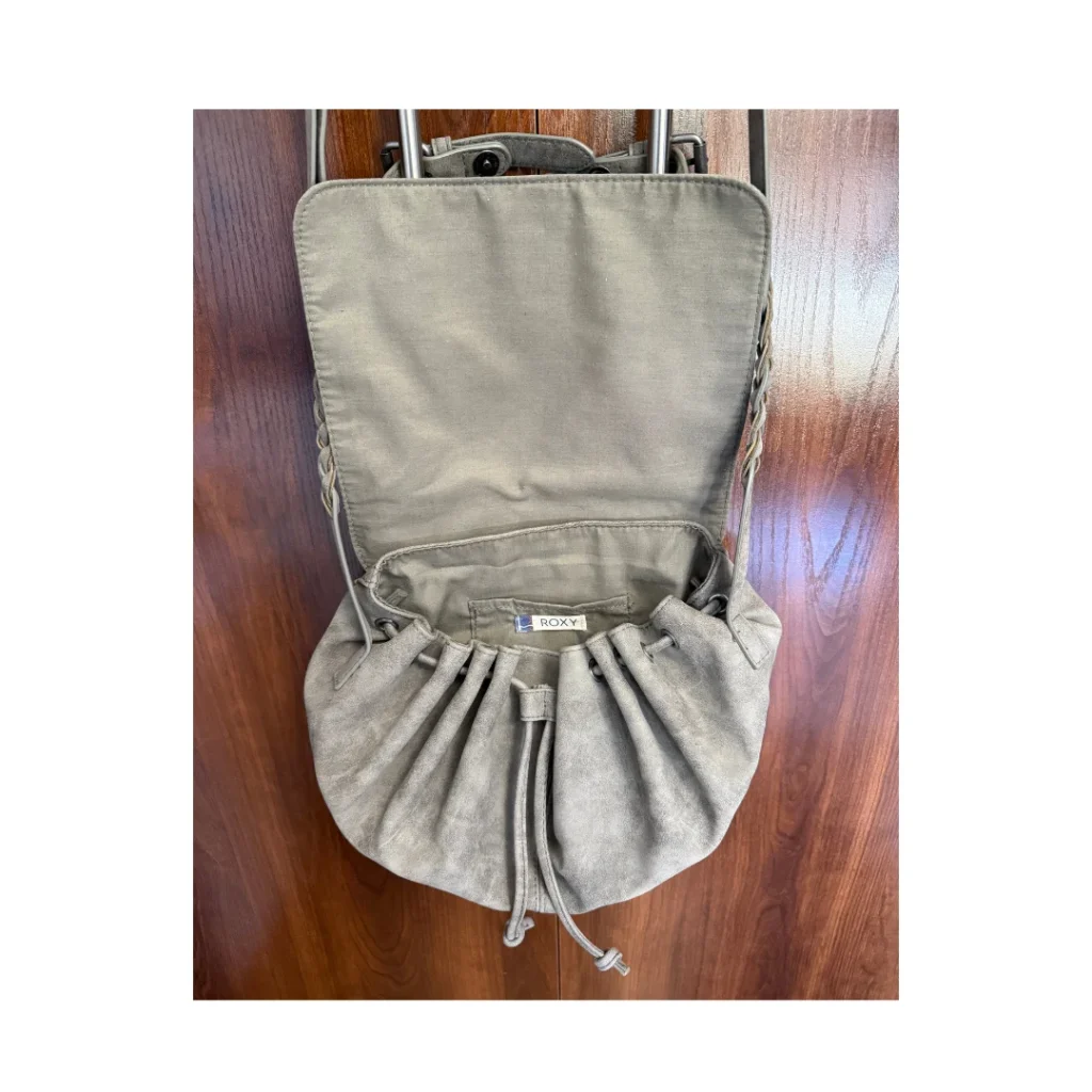 Image for Roxy grey bohemian style shoulder bag - light and practical handbag