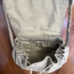 Thumbnail for Roxy grey bohemian style shoulder bag - light and practical handbag