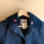 Thumbnail for Vintage navy blue trench coat