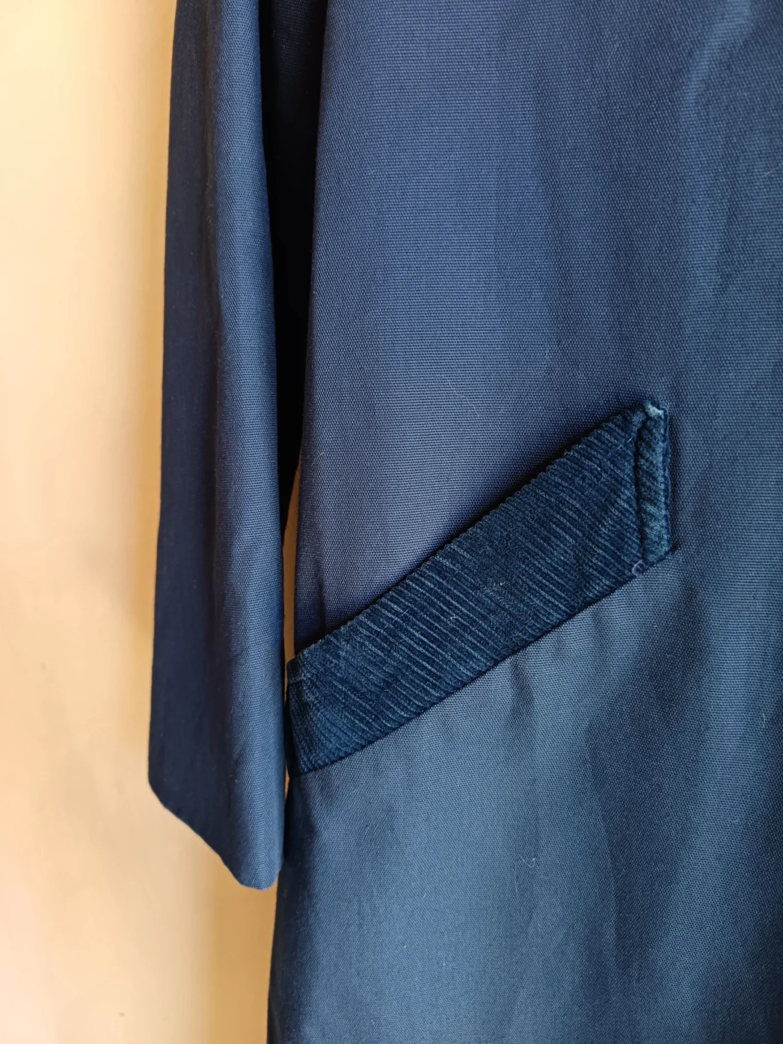 Image for Vintage navy blue trench coat