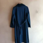 Thumbnail for Vintage navy blue trench coat
