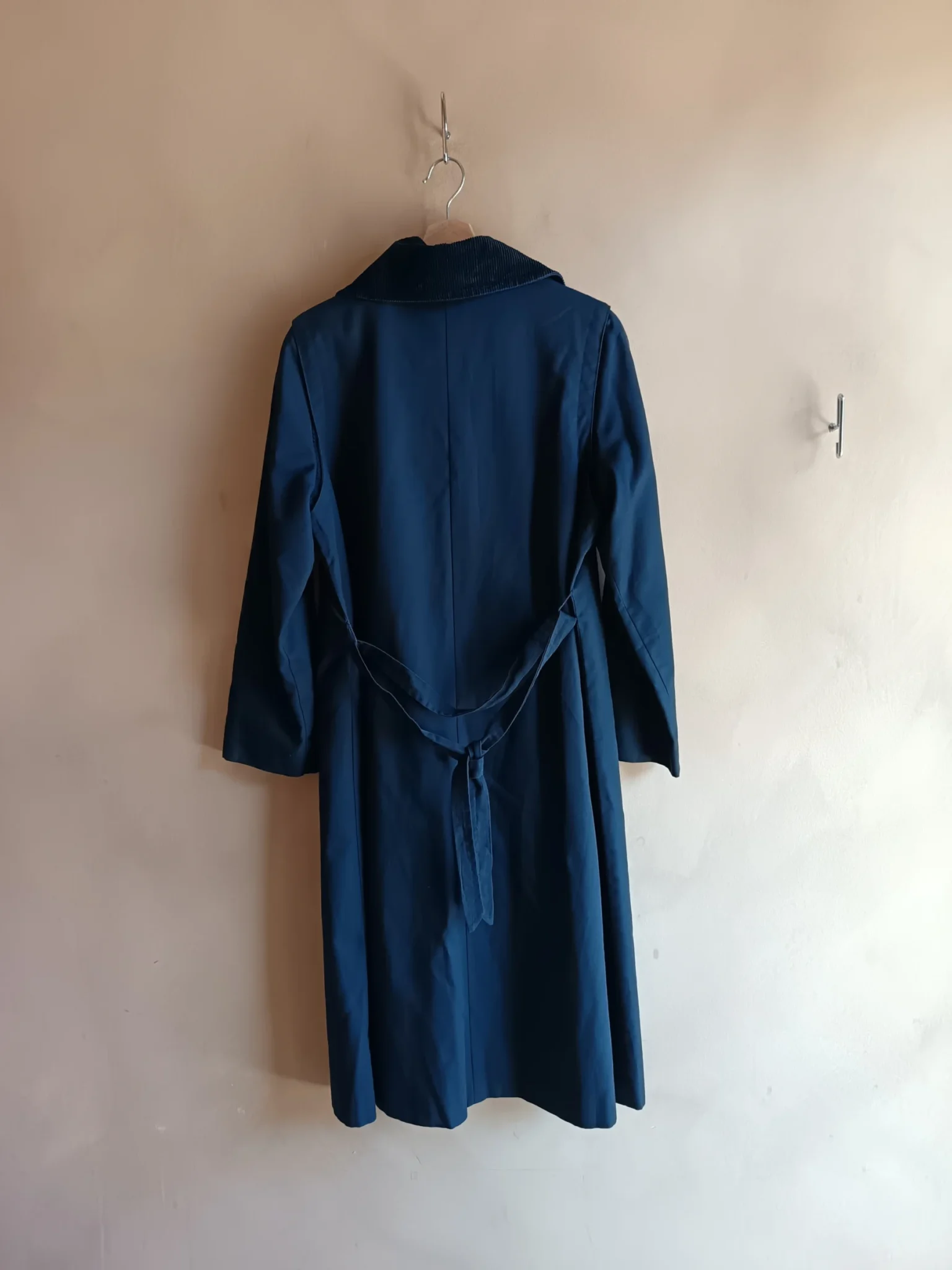 Image for Vintage navy blue trench coat