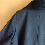 Thumbnail for Vintage navy blue trench coat
