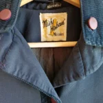 Thumbnail for Vintage navy blue trench coat