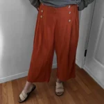 Featured thumbnail for Pantalon large, mi-mollet