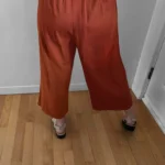 Thumbnail for Pantalon large, mi-mollet