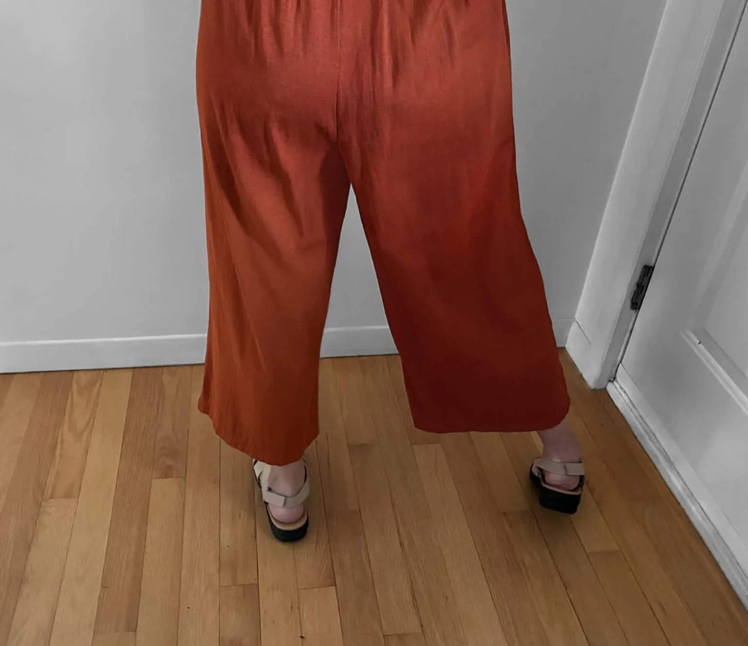 Image for Pantalon large, mi-mollet