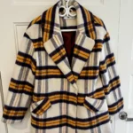 Featured thumbnail for Mid-season checked jacket 50% wool (Small)