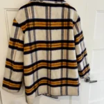 Thumbnail for Mid-season checked jacket 50% wool (Small)