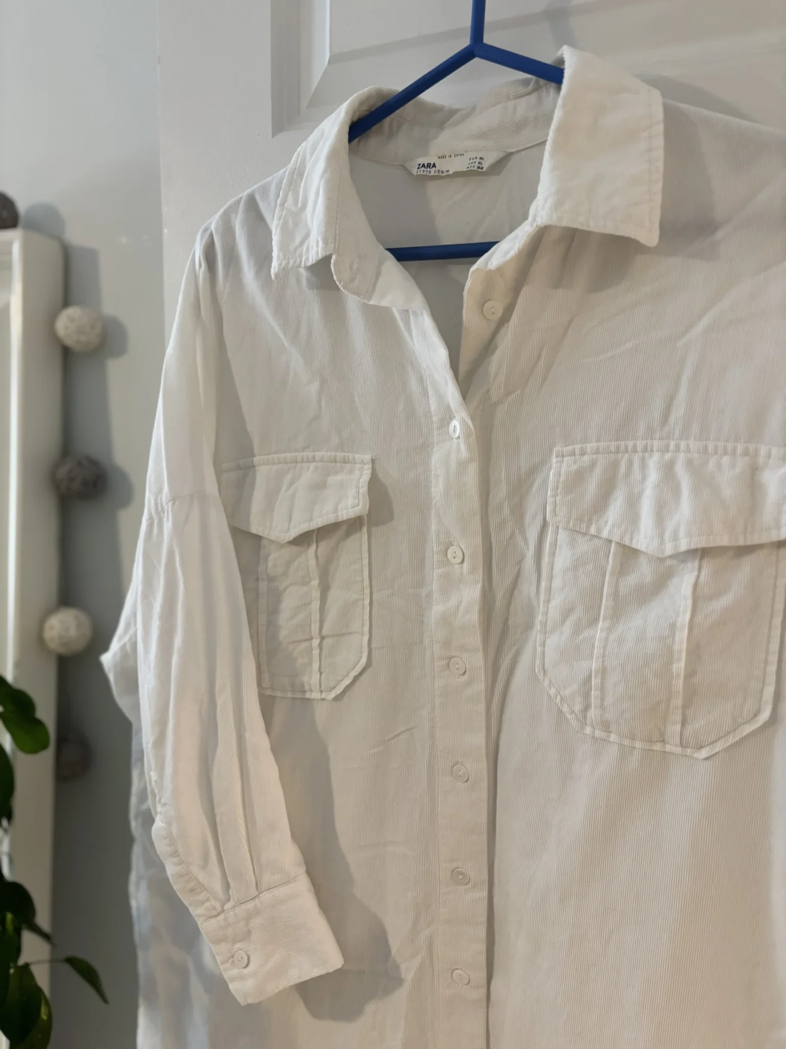 Featured image for Long loose white shirt