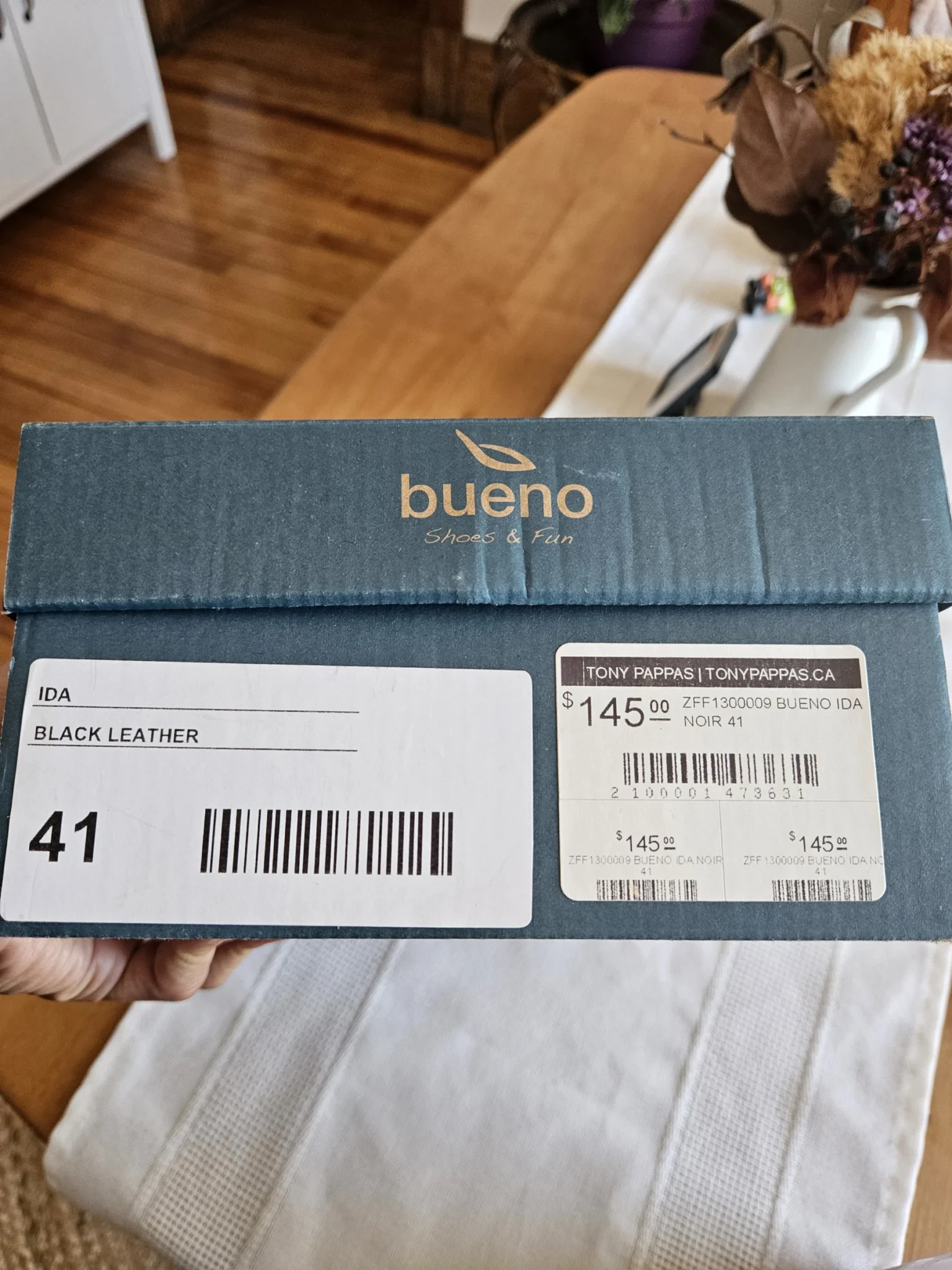 Image for Sandales en cuir à talon compensé (Bueno)