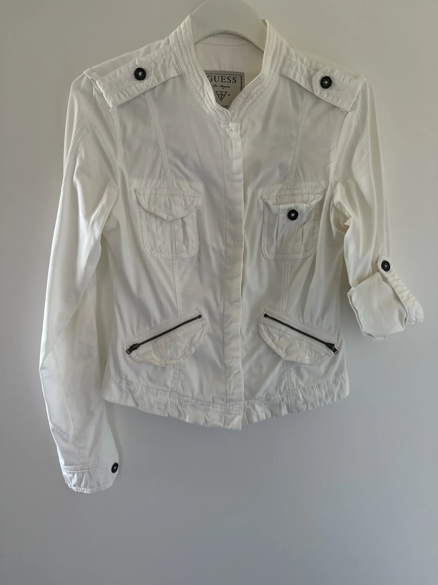 Featured image for Veste Guess en coton blanc