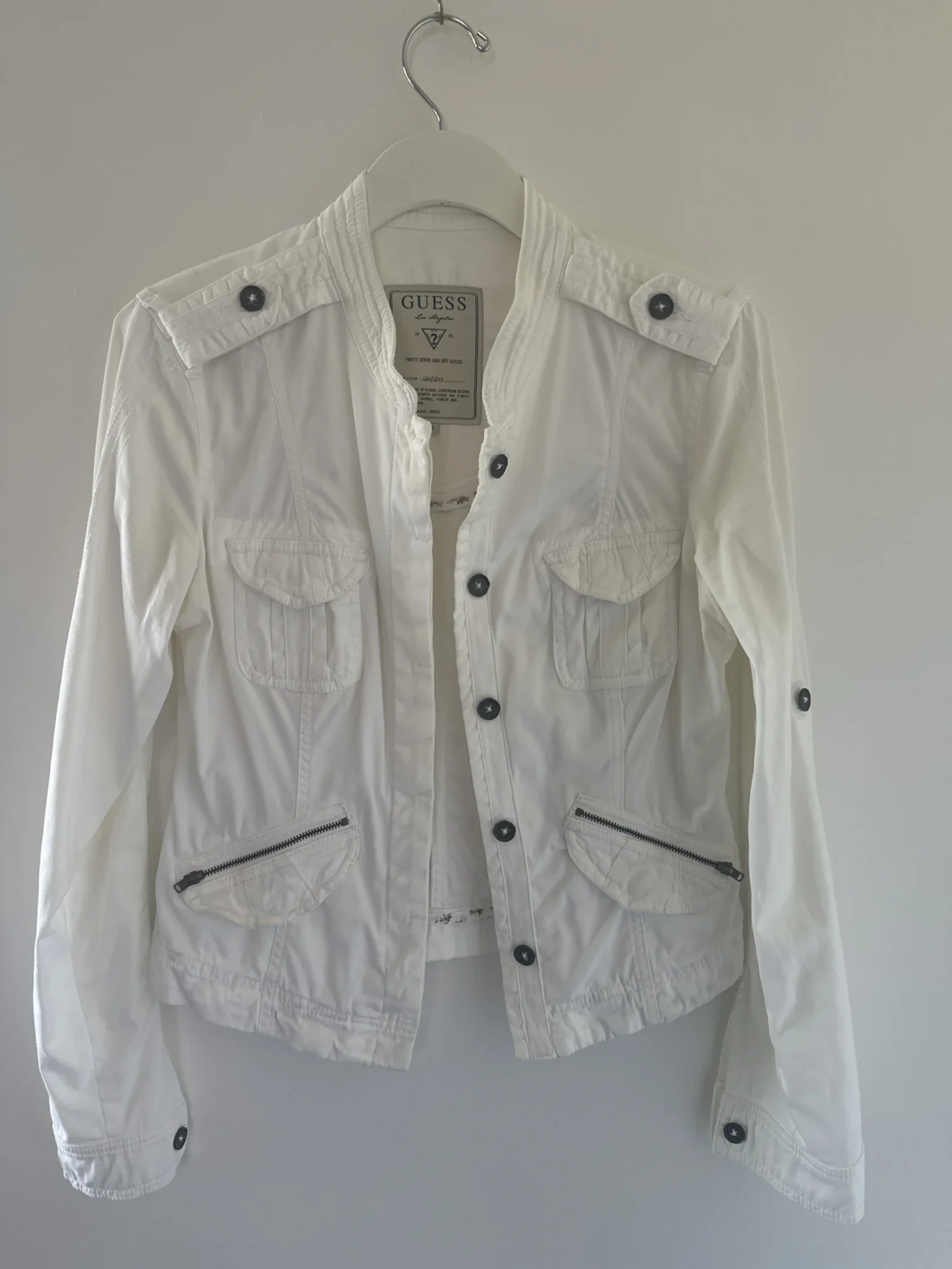 Image for Veste Guess en coton blanc