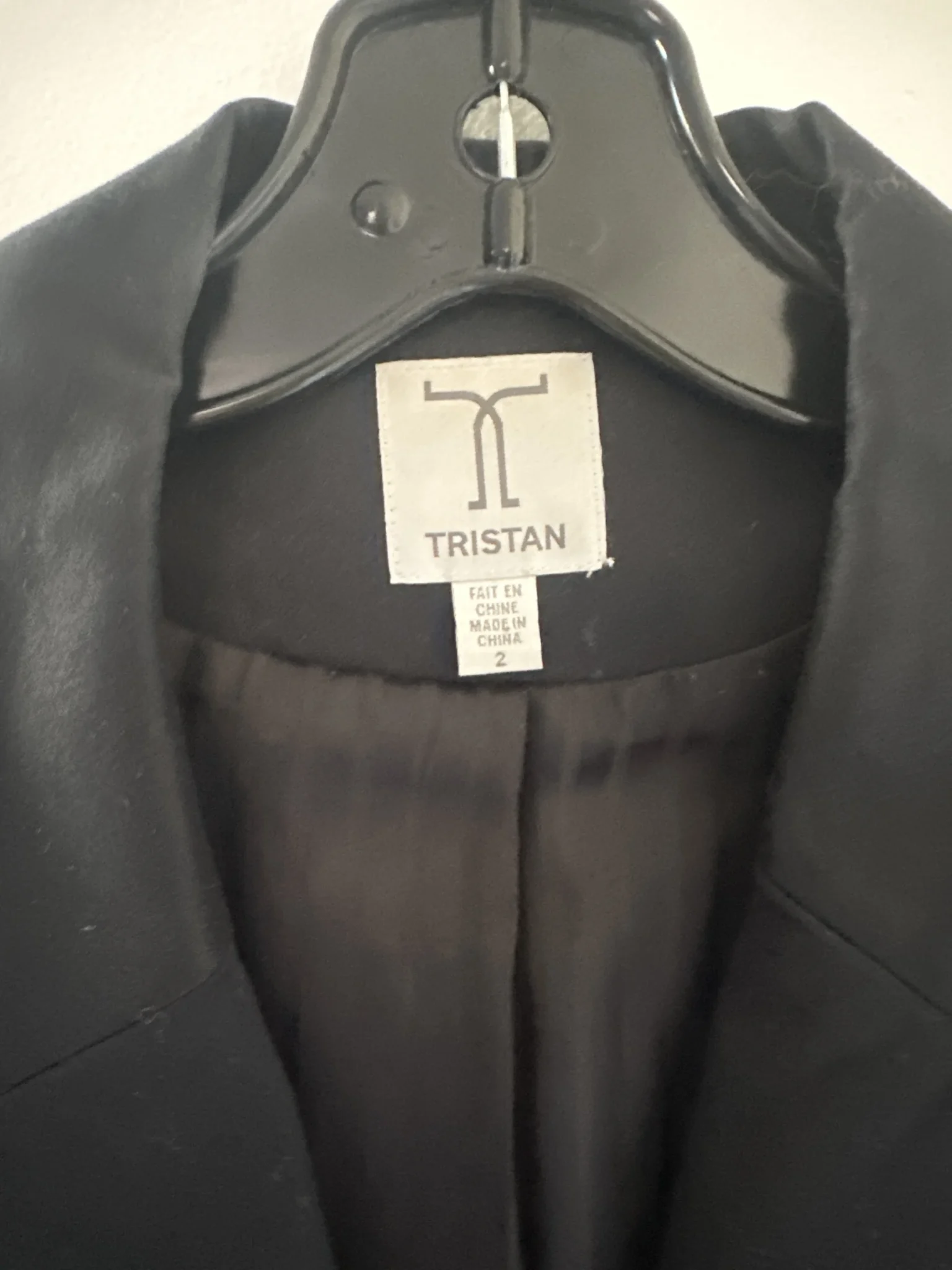 Image for Veste (blazer) noir Tristan
