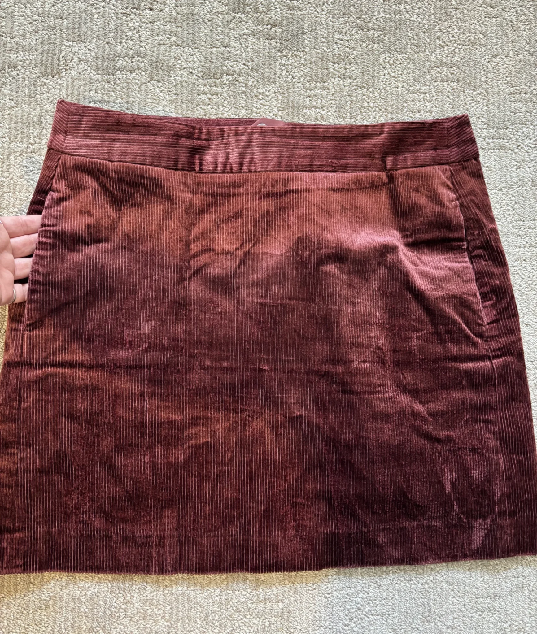 Image for Corduroy skirt