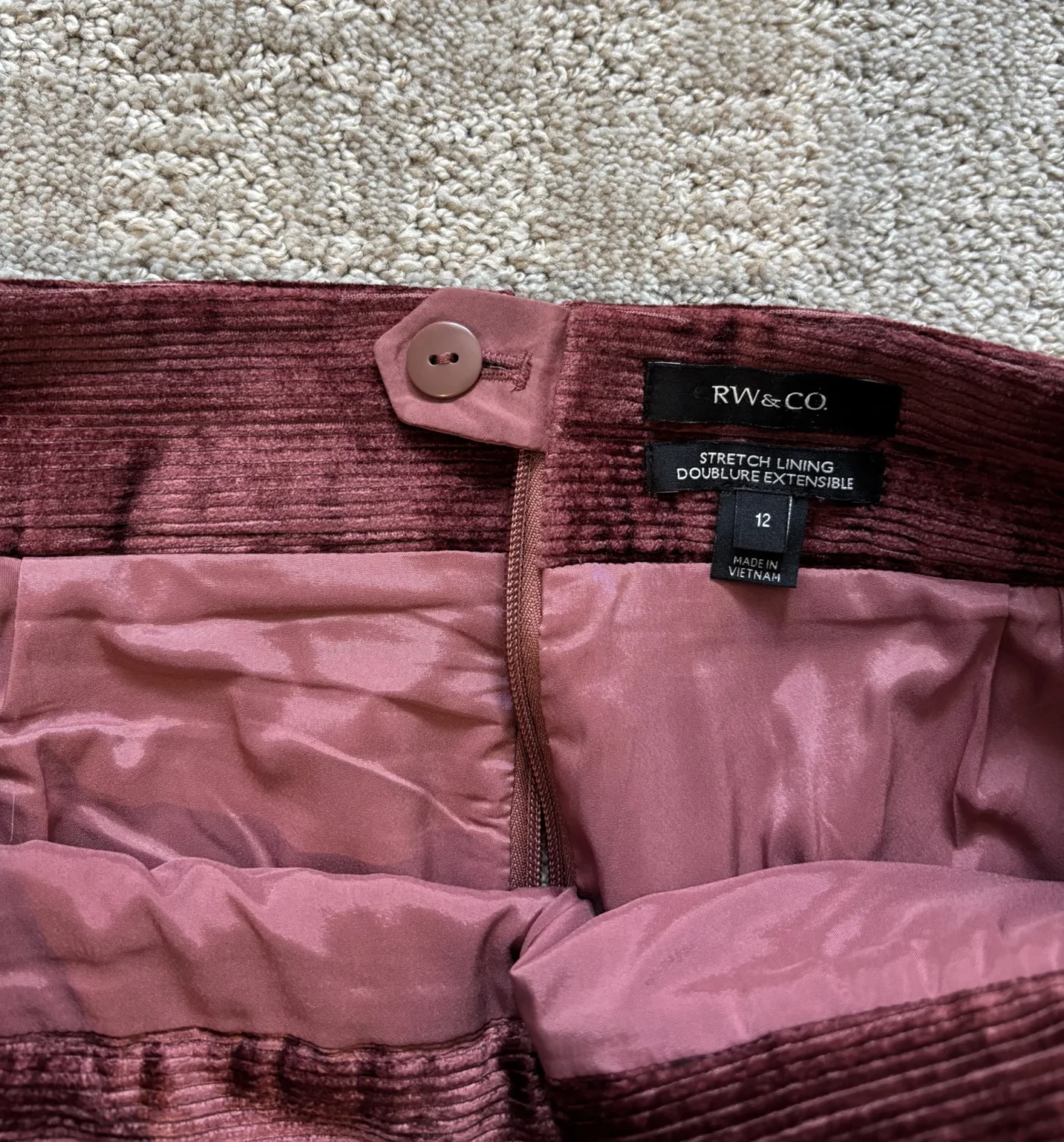 Image for Corduroy skirt